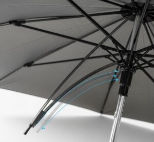骨太で特殊な梁を使用した雨傘の画像