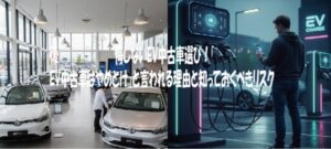 後 悔しないEV中古車選び！「EV中古車はやめとけ」と言われる理由と知っておくべきリスク