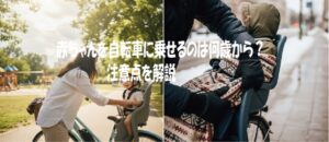 赤ちゃんを自転車に乗せるのは何歳から？注意点を解説