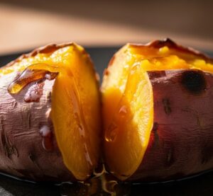 栗かぐやの焼き芋の断面画像