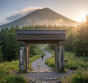 伊吹山の登山口の画像