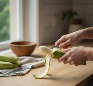 レジスタントスターチを意識した調理中の手元