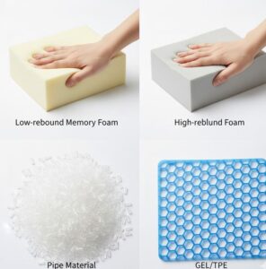 枕の素材と中身の画像