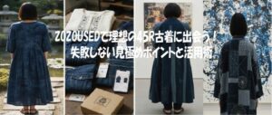 ZOZOUSEDで理想の45R古着に出会う。失敗しない見極めポイントと活用術