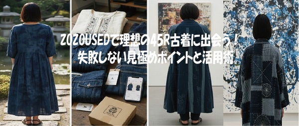 ZOZOUSEDで理想の45R古着に出会う。失敗しない見極めポイントと活用術