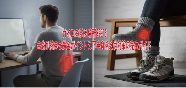 カイロの貼る場所BEST5全身が温まる黄金ポイントと下半身冷え性対策の完全ガイド