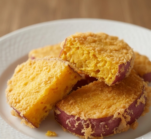 栗かぐやの天ぷらのアップ画像