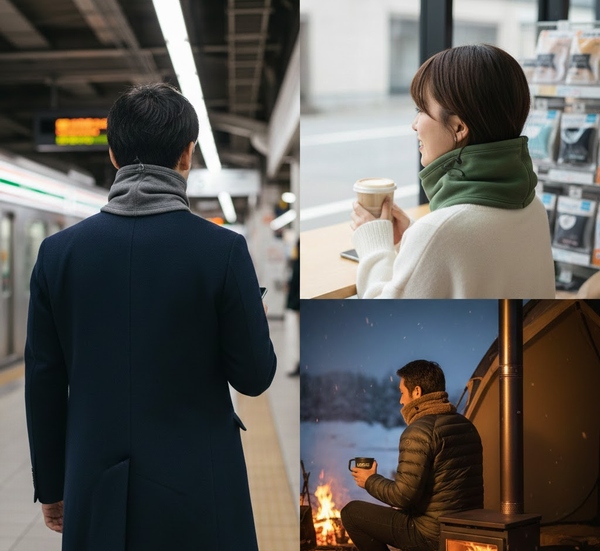 ネックフォーマーの使用例写真