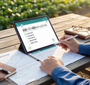 保険の見直しを検討している画像