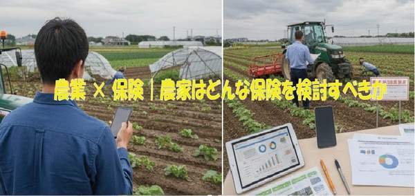 農業 × 保険｜農家はどんな保険を検討すべきか