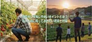 就農後に後悔しやすいポイントとは？始める前に知っておきたい現実と対策