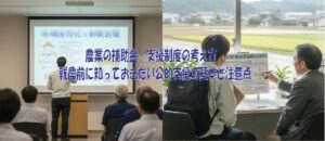 農業の補助金・支援制度の考え方｜就農前に知っておきたい公的支援の基本と注意点