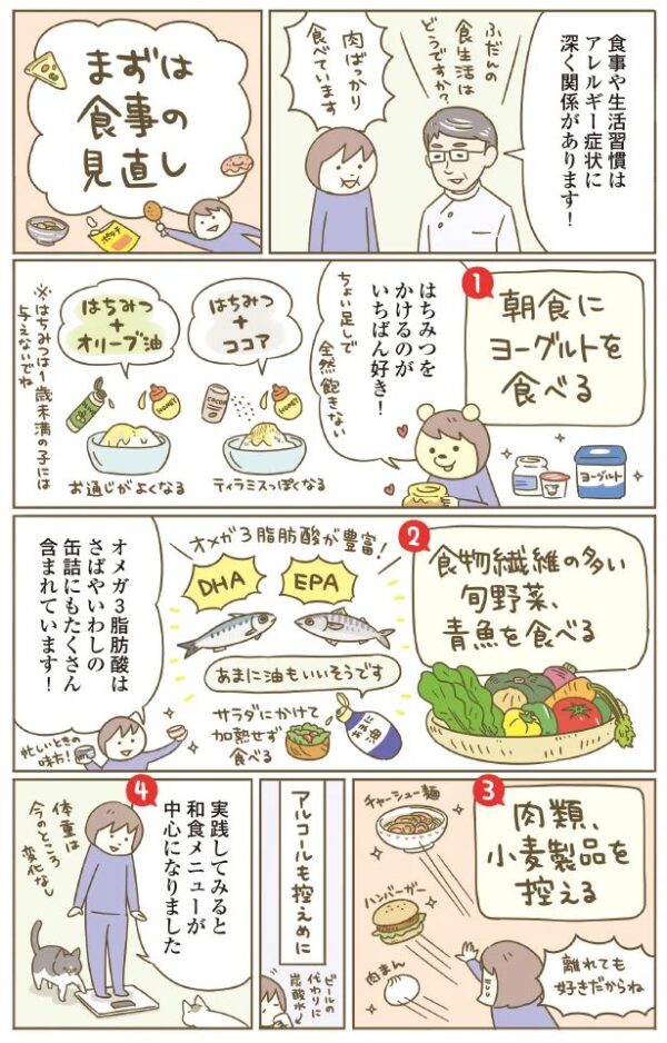 花粉対策のイラスト画像