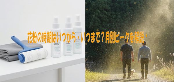 花粉の時期はいつから・いつまで？月別ピークを解説