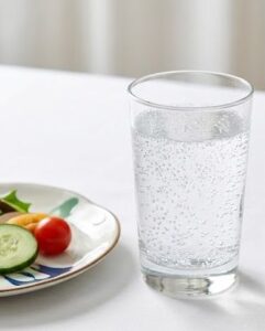 食事に炭酸水