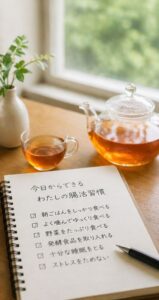 今日からできるわたしの腸活習慣のリスト