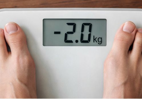 体重か2㎏減っている画像
