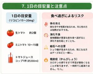 1日の目安量と注意点