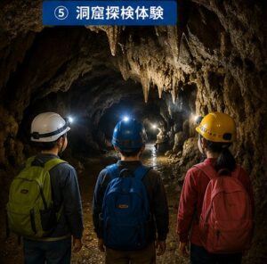 洞窟探検体験